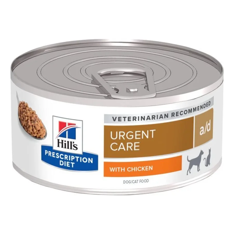 Hill's Prescription Diet Urgent Care a/d avec du poulet 24x156g