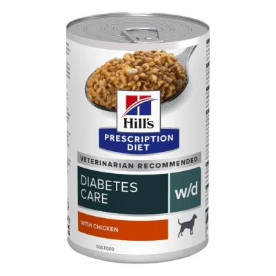 Hill's Prescription Diet w/d poulet 12x370 g