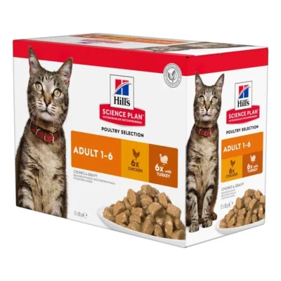 Hill's Science Plan Adulte Dinde et poulet 24x85 g