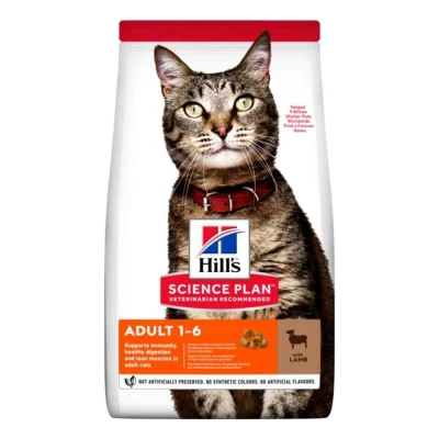 Hill's Science Plan croquettes pour chat, adulte, Agneau et riz 1,5 kg