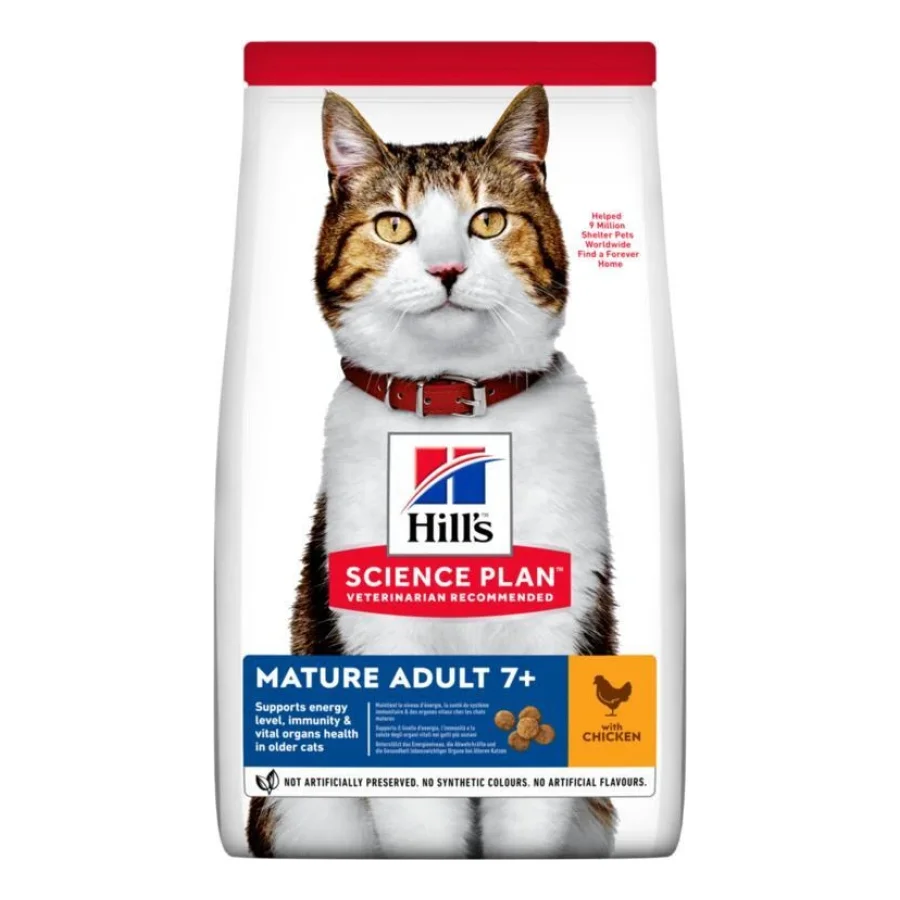 Hill's Science Plan croquettes pour chat, Mature Adult, Poulet 3 kg