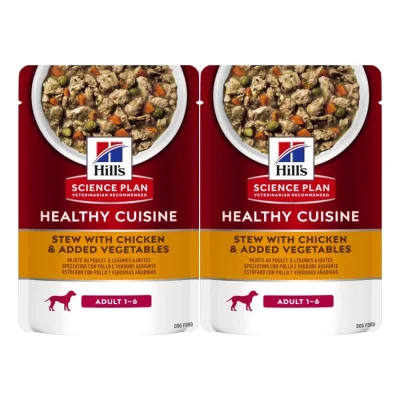 Hill's Science Plan Healthy Cuisine Adult Au Poulet Aux Légumes Ajoutés 12 x 90 g 24x90 g