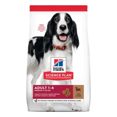 Hill's Science Plan Medium Adult 1-6 Agneau et riz 18 kg