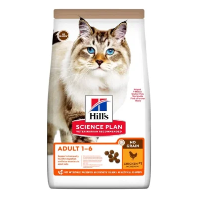 Hill's Science Plan No Grain Adult au poulet sans céréales 1,5 kg