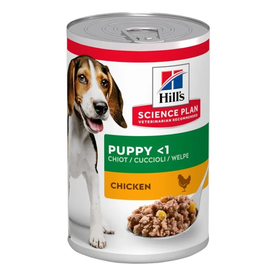 Hill's Science Plan Nourriture humide pour chien chiot Poulet 12x370 g