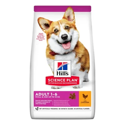 Hill's Science Plan Small & Miniature Adult 1-6 Hähnchen 2x6 kg