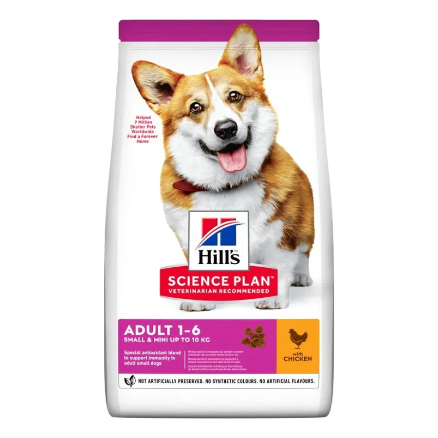 Hill's Science Plan Small & Miniature Adult 1-6 Hähnchen 2x6 kg