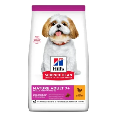 Hill's Science Plan Small & Miniature Senior 7+, Poulet 6 kg