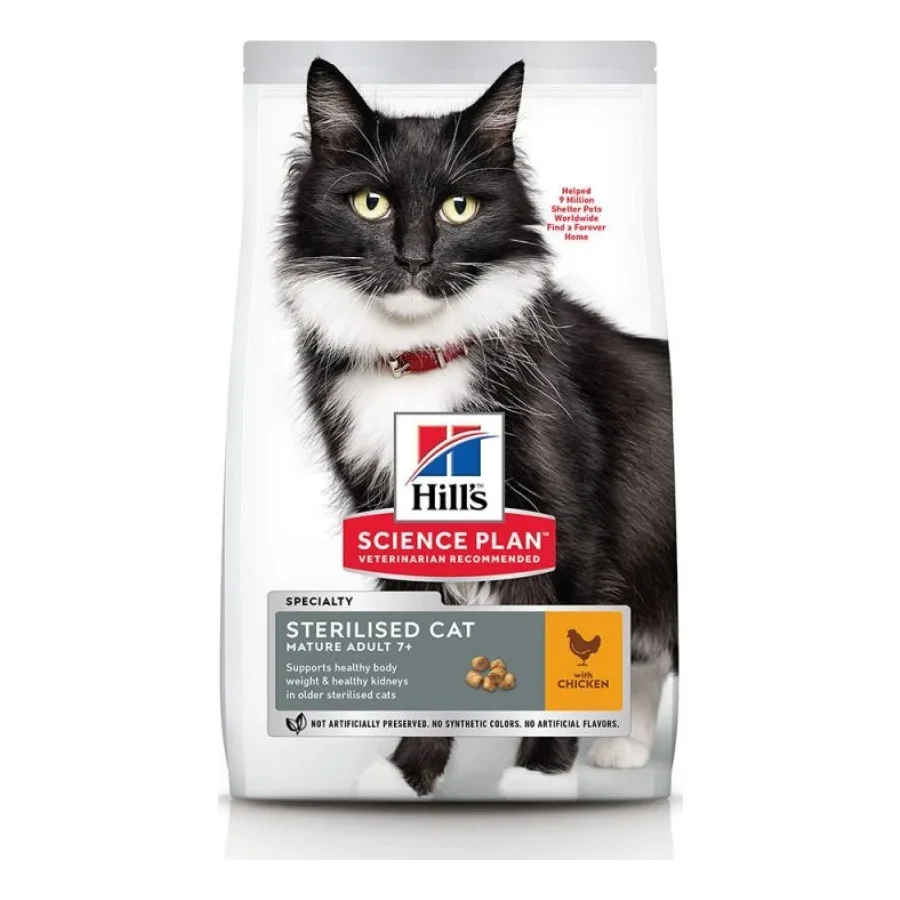 Hill's Science Plan Sterilised Mature Adult 7+ avec du poulet 1,5 kg