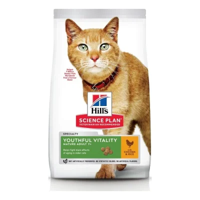 Hill's Science Plan Youthful Vitality Adult Mature 7+ avec du poulet 1,5 kg