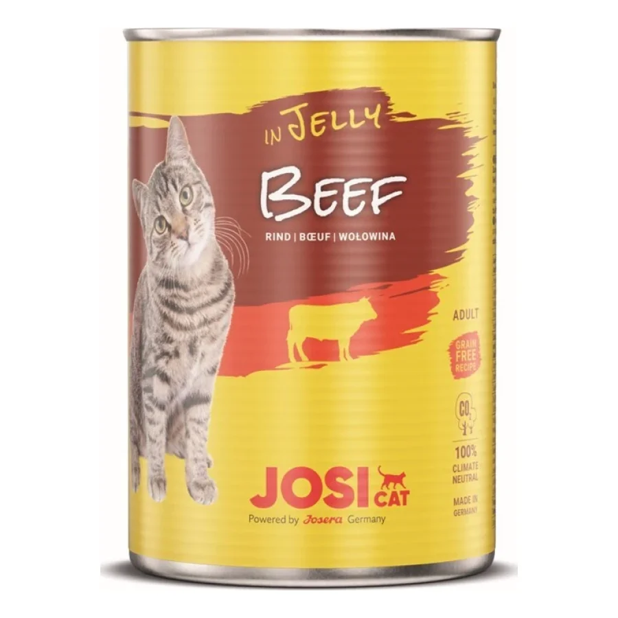 JosiCat JOSE Beef in Jelly 12x400 g