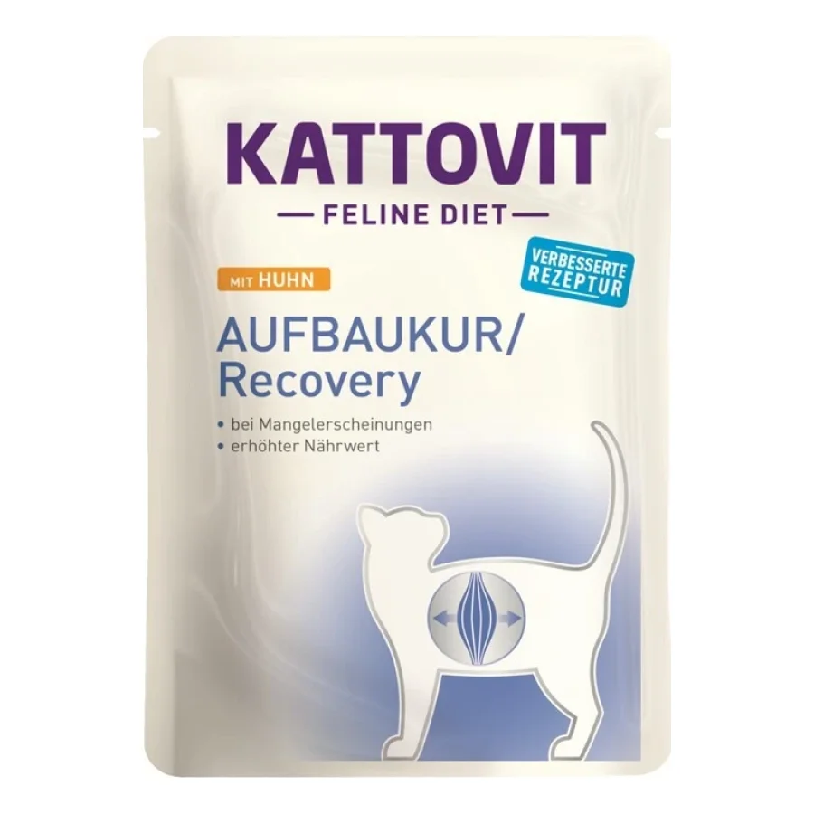 KATTOVIT Feline Diet Cure de remise en forme Poulet 48x85 g