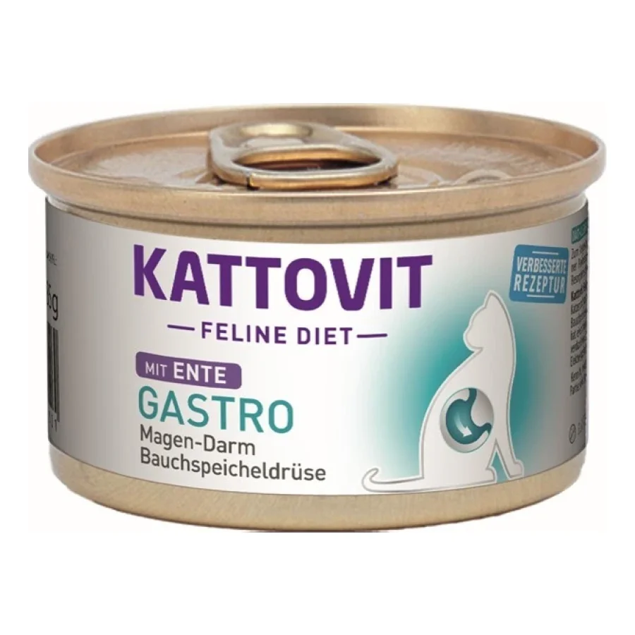 KATTOVIT Feline Diet Gastro Canard 48x85 g