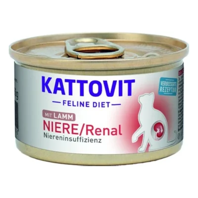 KATTOVIT Feline Diet Reins/Renal Agneau 24x85 g