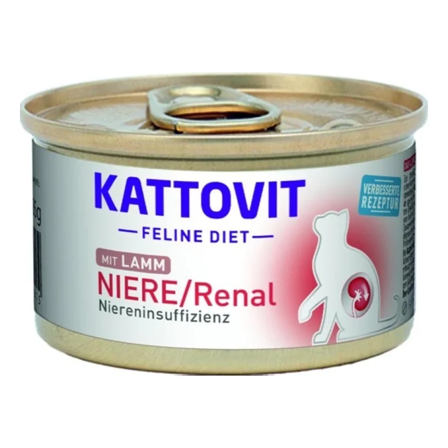 KATTOVIT Feline Diet Reins/Renal Agneau 24x85 g