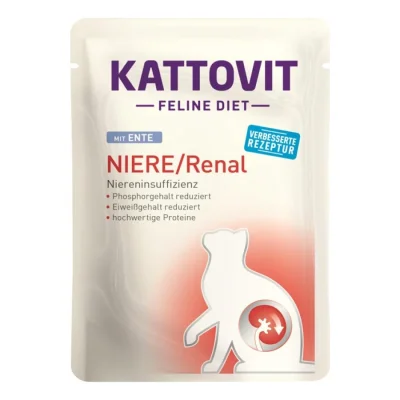 KATTOVIT Feline Diet Reins/Renal Canard 96x85 g