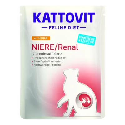 KATTOVIT Feline Diet Reins/Renal Poulet 48x85 g