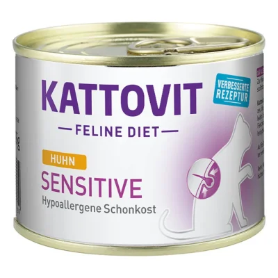 KATTOVIT Feline Diet Sensitive Poulet 48x185 g