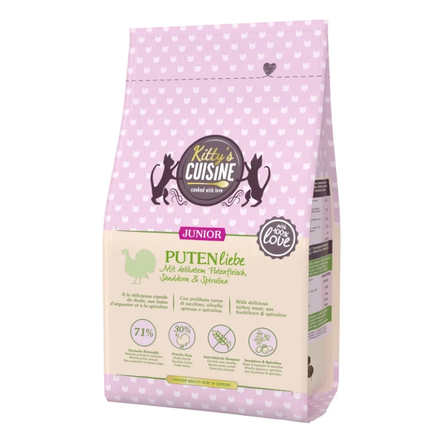Kitty's Cuisine Cuisine de Kitty Croquettes Chat Junior Amour de Dinde 2 kg