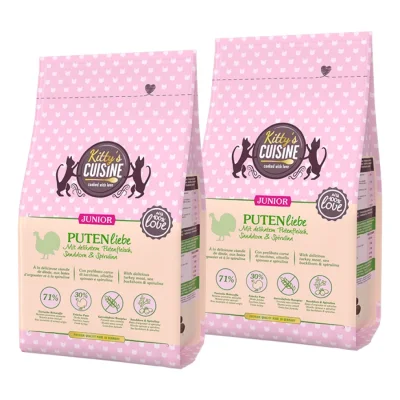 Kitty's Cuisine Cuisine de Kitty Croquettes Chat Junior Amour de Dinde 2x2 kg