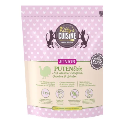 Kitty's Cuisine Cuisine de Kitty Croquettes Chat Junior Amour de Dinde 300 g