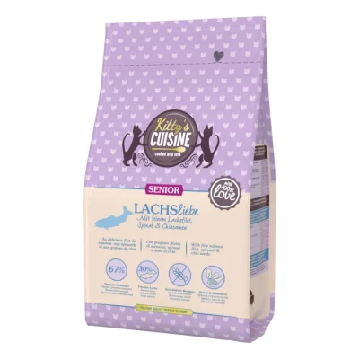 Kitty's Cuisine Cuisine de Kitty Croquettes Chat Senior Amour du Saumon 2 kg