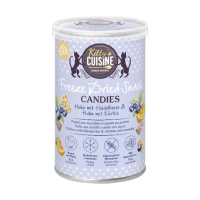 Kitty's Cuisine Cuisine de Kitty Gaufres lyophilisées Huhn mit Heidelbeere & Kürbis 14 g