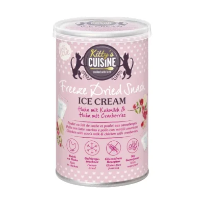 Kitty's Cuisine Cuisine de Kitty Gaufres lyophilisées Huhn mit Milch und Cranberries 16 g