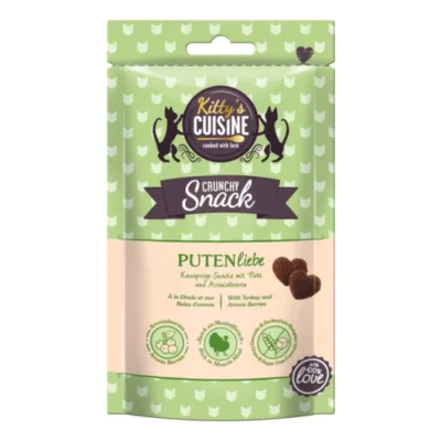 Kitty's Cuisine Kitty´s Cuisine Crunchy Snack with Love 50 g Amour de dinde, avec dinde et baies d’aronia