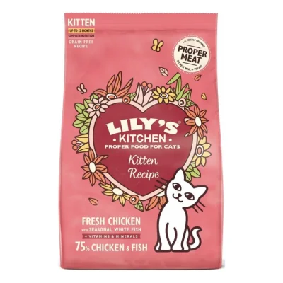 LILY'S KITCHEN Curious Kitten Chicken & Fish 800g