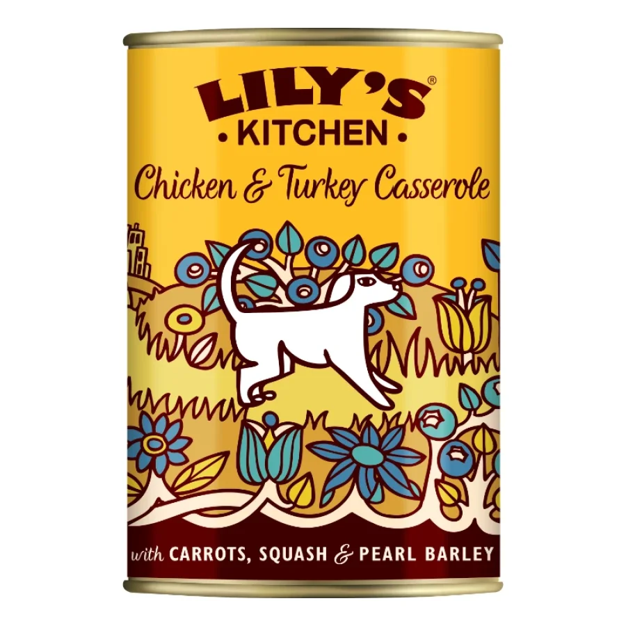 LILY'S KITCHEN Nourriture humide pour chien LILY’S KITCHEN Adult Poulet et dinde 6x400 g