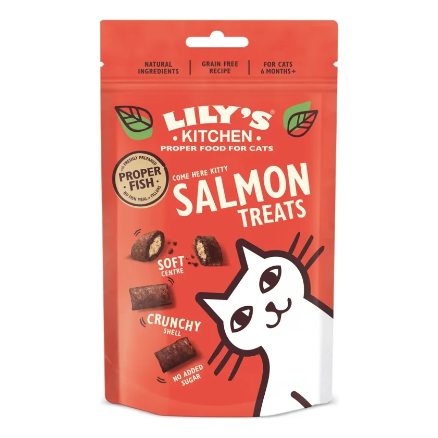 LILY'S KITCHEN Snacks pour chat adulte au saumon 60 g