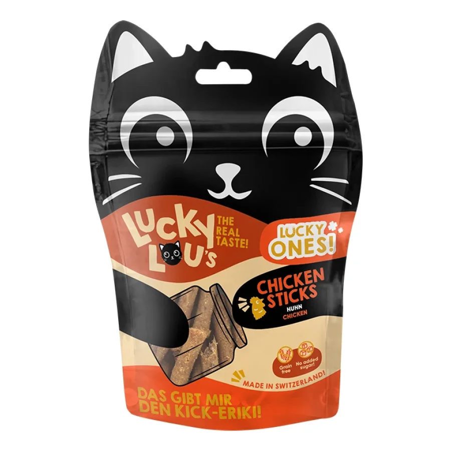 Lucky Lou Lucky Ones Bâtonnets 8 x 50 g Poulet