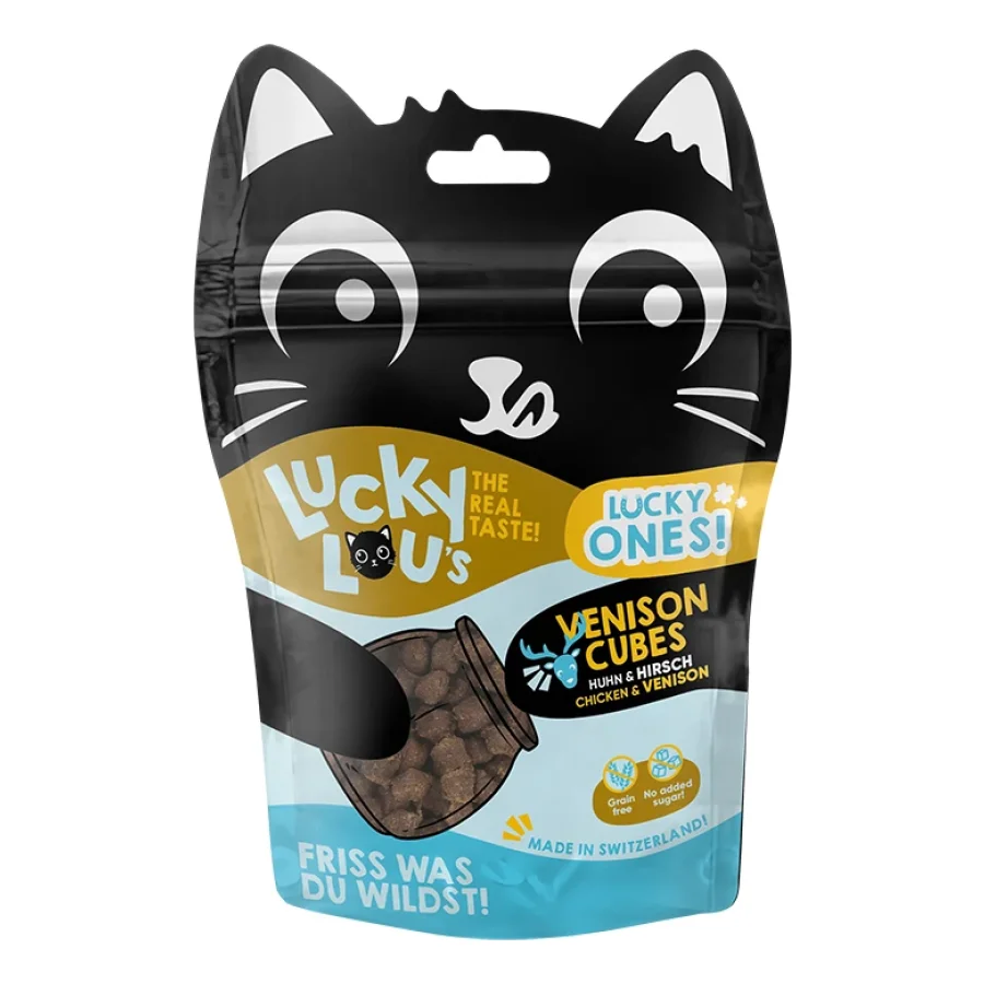 Lucky Lou Lucky Ones Cubes 8 x 80 g Cerf & poulet