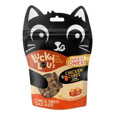 Lucky Lou Lucky Ones Cubes 8 x 80 g Poulet