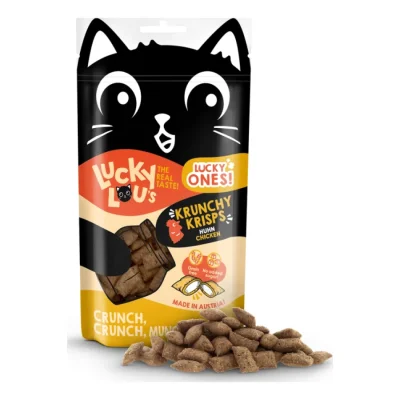 Lucky Lou Lucky Ones Krunchy Krisps Poulet & volaille 10x60 g