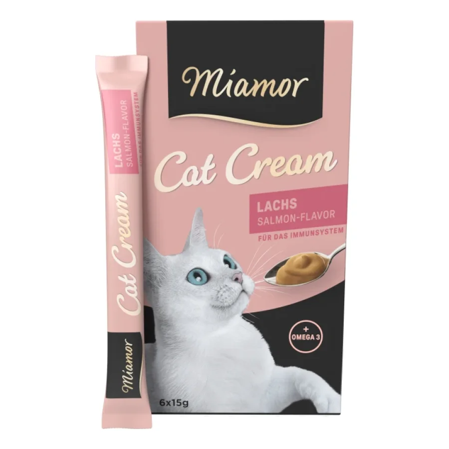Miamor En-cas Cat à la crème de saumon 11 x 6 x 15 g