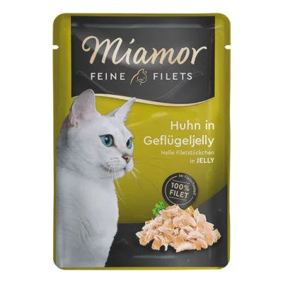 Miamor Feine Filets en gelée Poulet en gelée de volaille 96x100 g