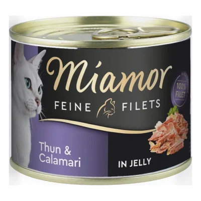 Miamor Feine filets en gelée Thon avec calamars 12x185 g
