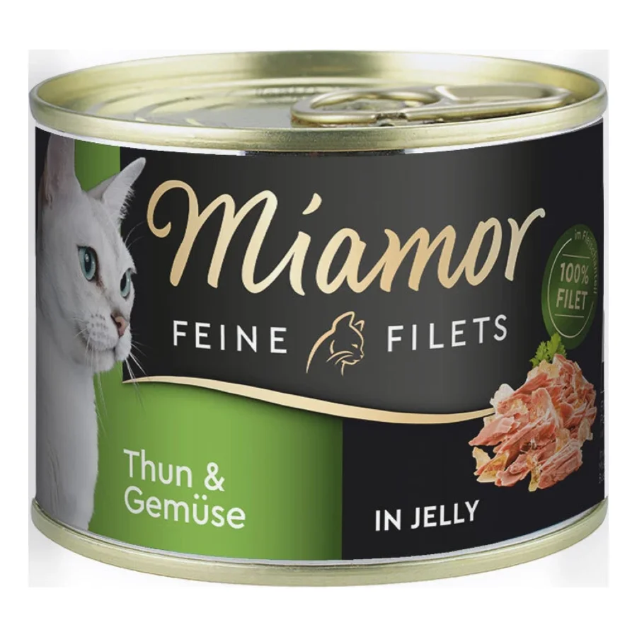 Miamor Feine filets en gelée Thon et légumes 48x185 g