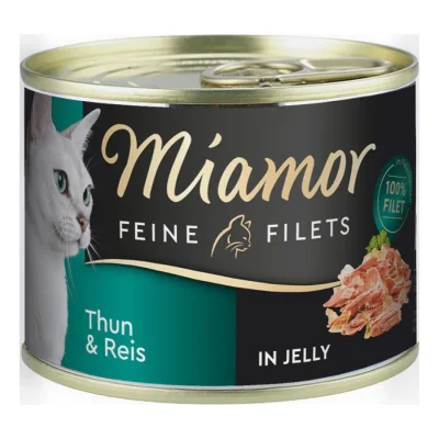Miamor Feine filets en gelée Thon et riz 24x185 g