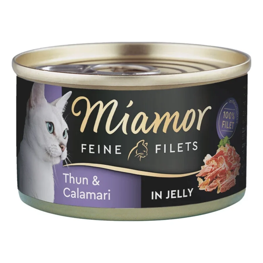 Miamor Feine Filets Thon et calamars 48x100 g