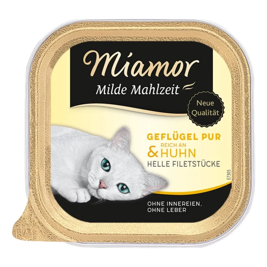 Miamor Milde Repas Volaille Pur & poulet 16x100 g