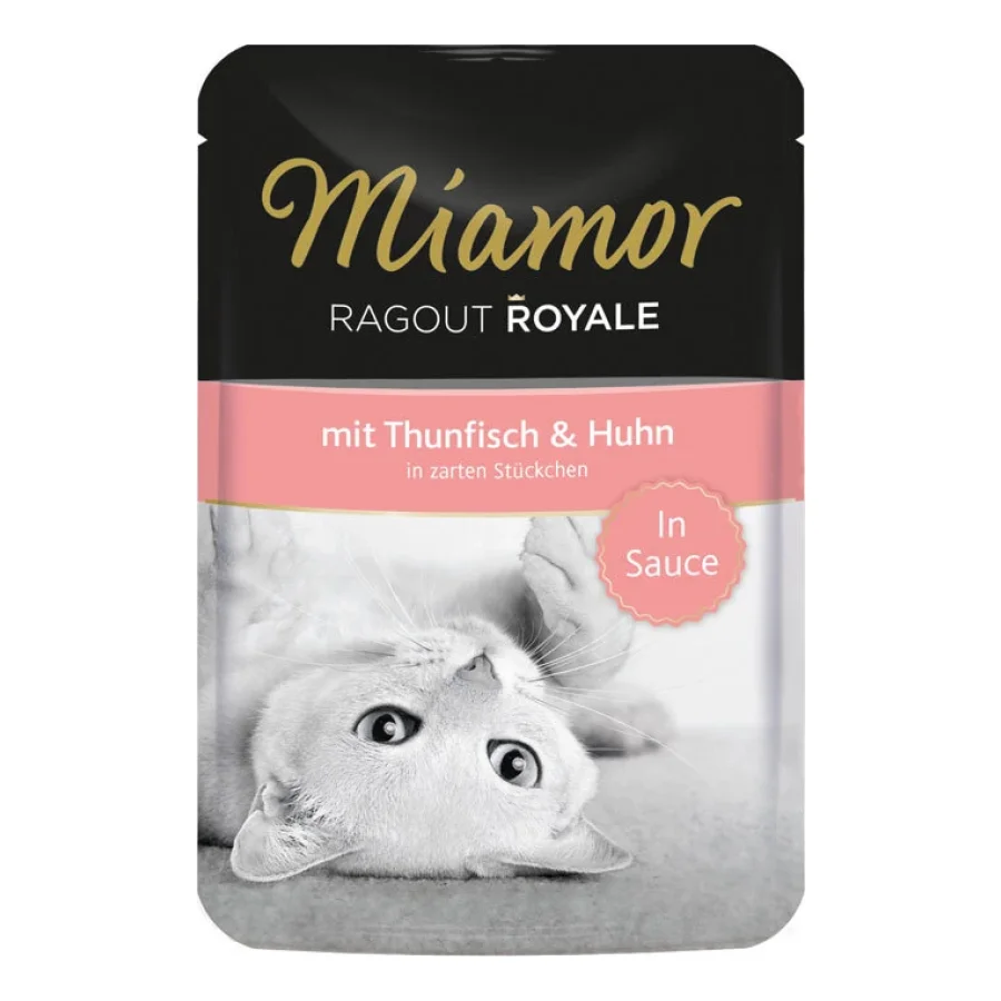 Miamor Ragoût Royale en sauce Thon et poulet 22x100 g