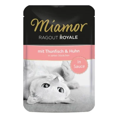 Miamor Ragoût Royale en sauce Thon et poulet 44x100 g