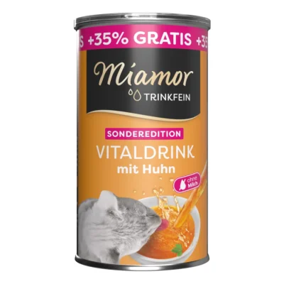Miamor Trinkfein Vitaldrink au poulet XXL 24 x 185ml