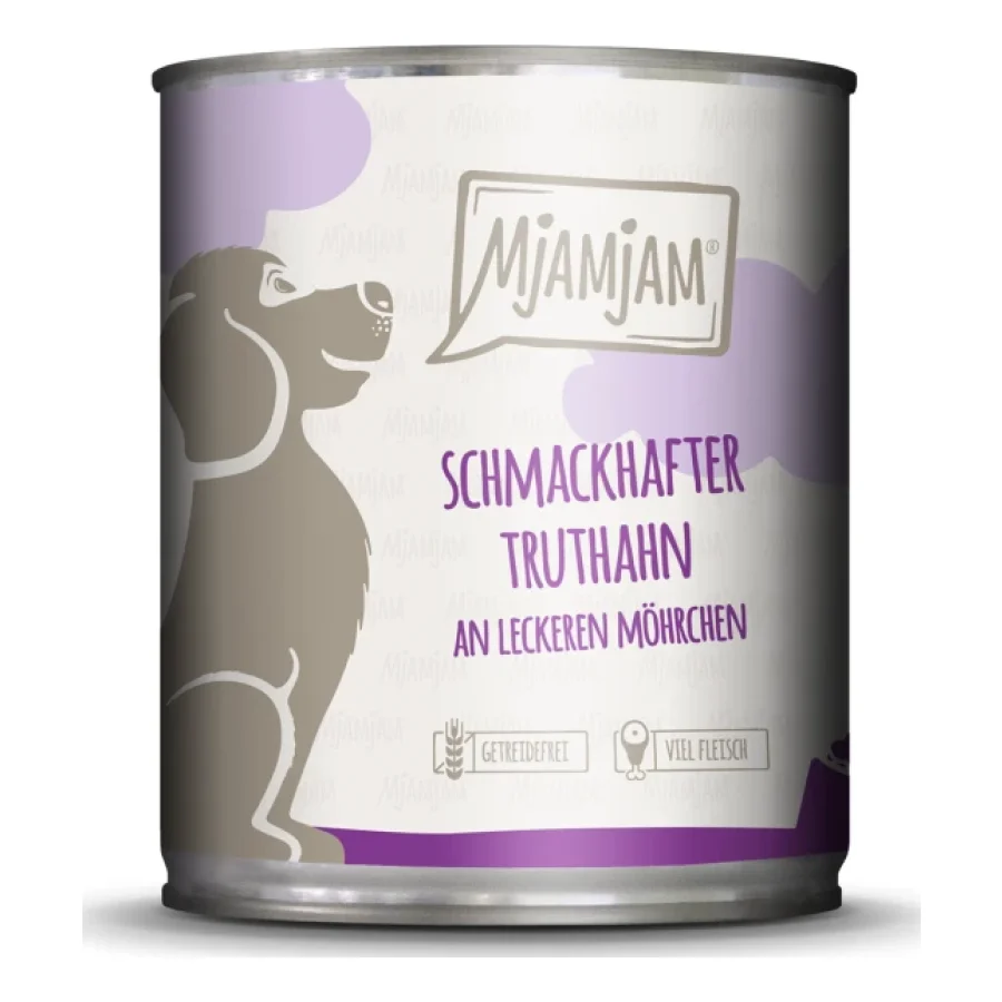 MjAMjAM 6x800 g Dinde et petites carottes 6x800 g