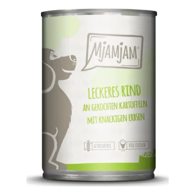 MjAMjAM Adultes Au bœuf et pommes de terre 6x400 g