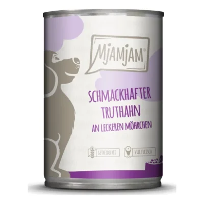 MjAMjAM Adultes Dinde et petites carottes 6x400 g