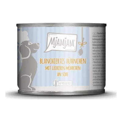 MjAMjAM avec sauce, Poulet aux carottes 6x185 g